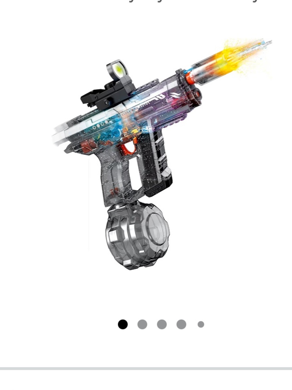 Electric Transparent Water Blaster Toy -